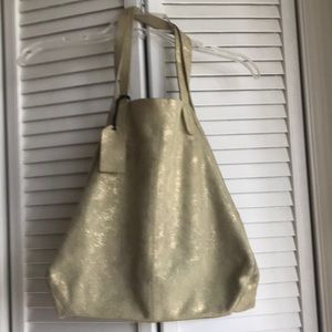 Leather tote/bucket bag
